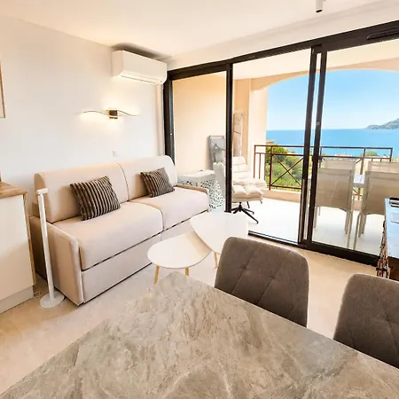 Francia T1bis, 4p, Parking, Terrasse Vue Mer, Piscine, Tennis Apartament